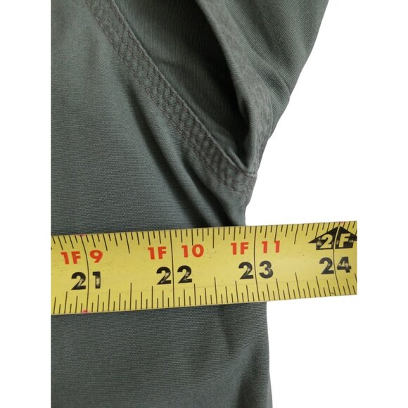 Carhartt Shirt Men's Medium Green Short Sleeve Button Up Cotton Size Medium - Picture 9 of 9